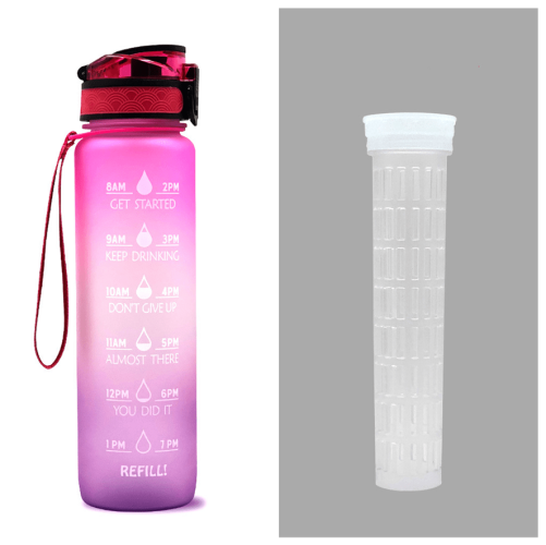 1L Tritan Water Bottle With Time Marker Bounce Cover Motivational Water Bottle Cycling Leakproof Cup For Sports Fitness Bottles 1L Tritan Water Bottle With Time Marker Bounce Cover Motivational Water Bottle Cycling Leakproof Cup For Sports Fitness Bottles